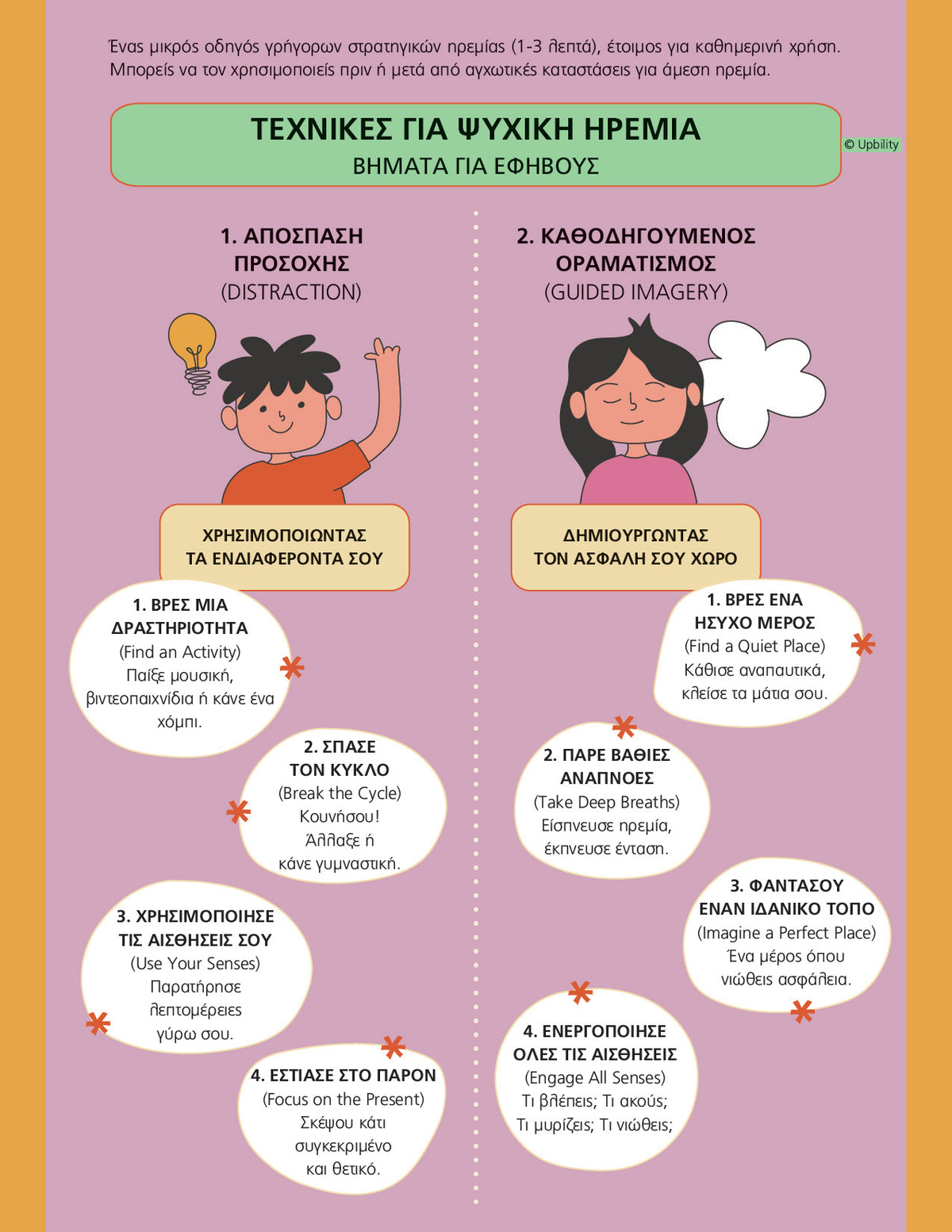 CBT Στρατηγικές αντιμετώπισης του άγχους
