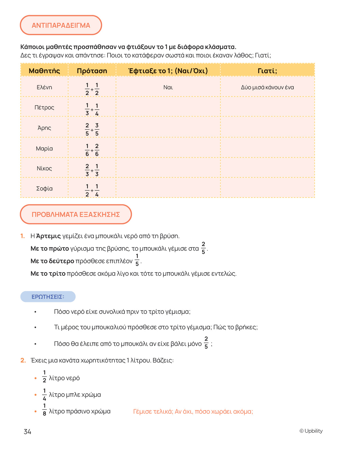 Κατανοώντας τα Κλάσματα | Δομημένο πρόγραμμα μάθησης και εφαρμογής