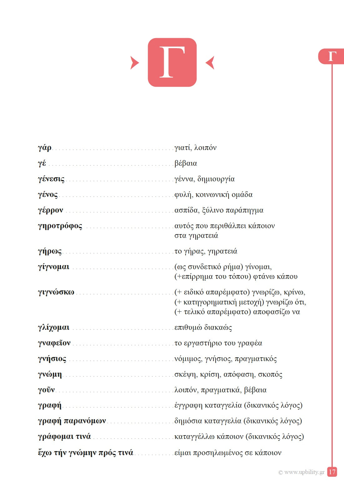 Βοήθημα Λεξικό της αρχαίας ελληνικής γλώσσας