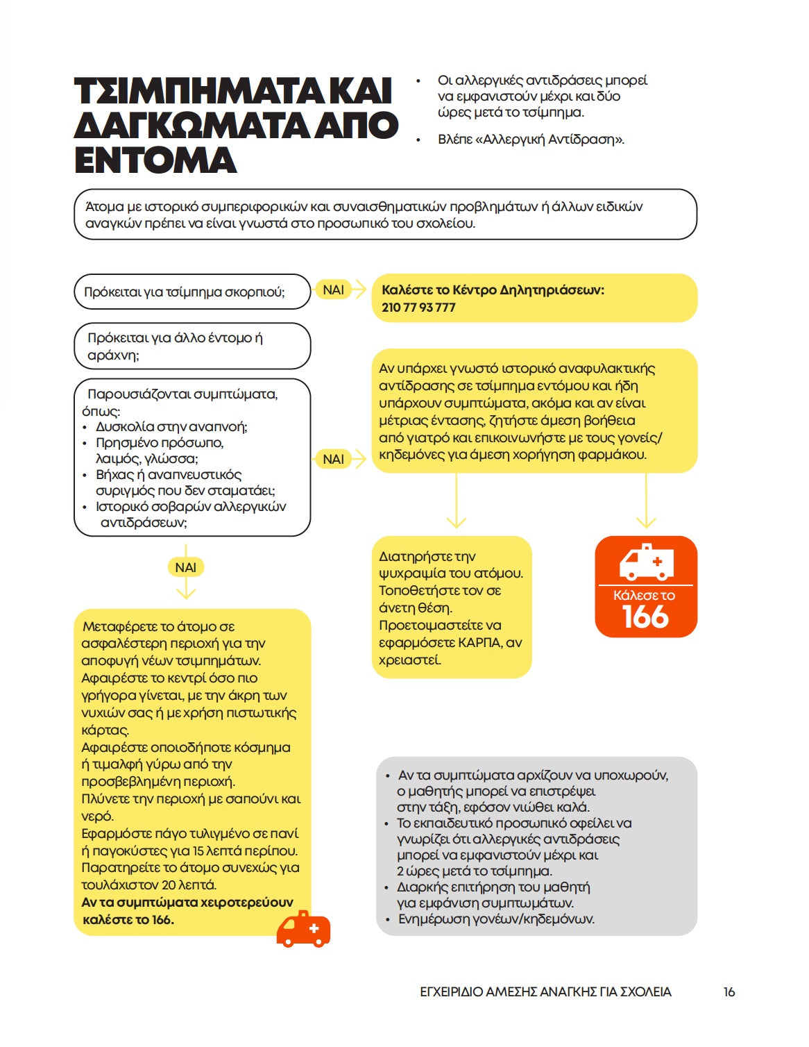 Εγχειρίδιο άμεσης ανάγκης για σχολεία