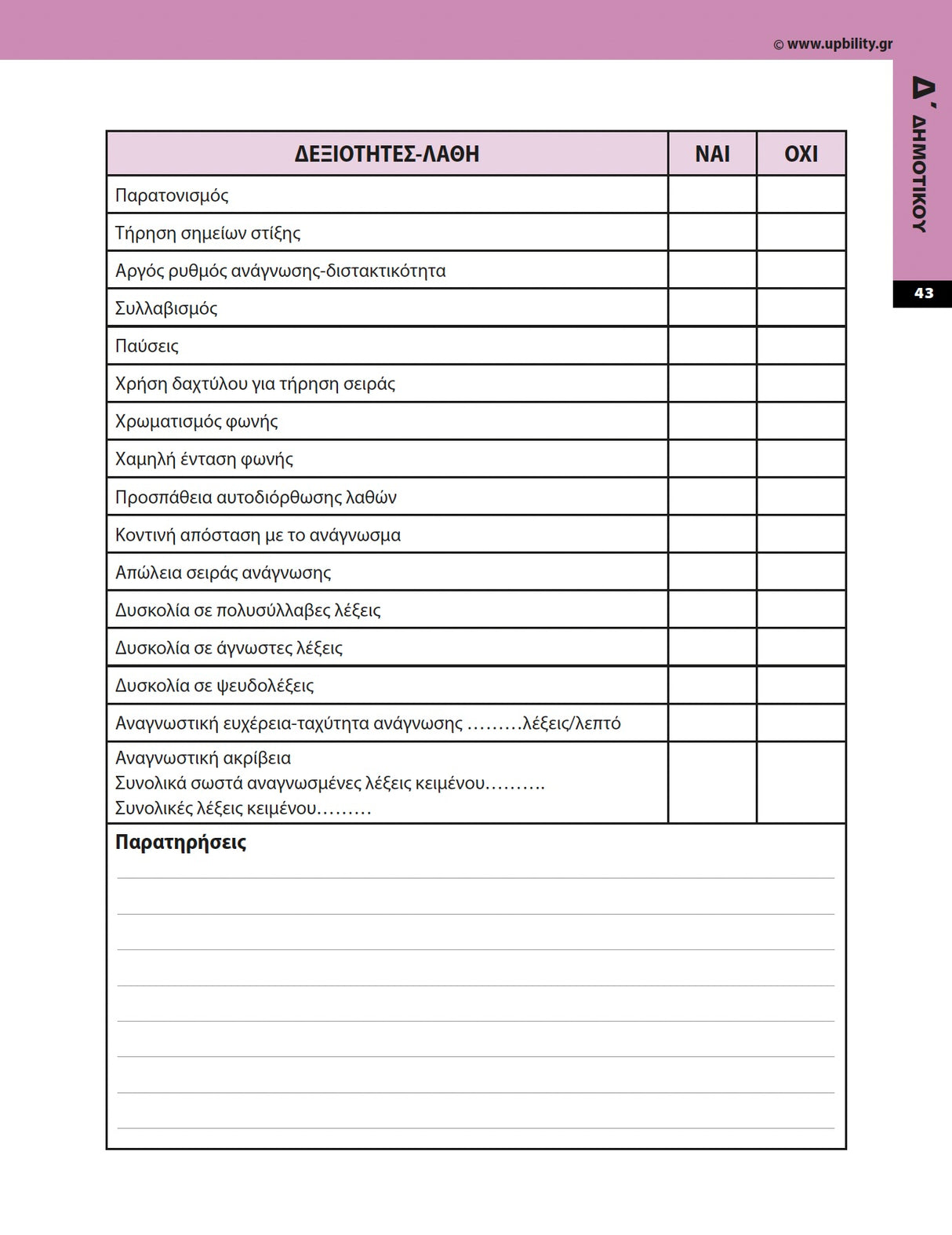Πρόγραμμα Ενίσχυσης Αναγνωστικής Ευχέρειας | Δ΄–ΣΤ΄ Δημοτικού