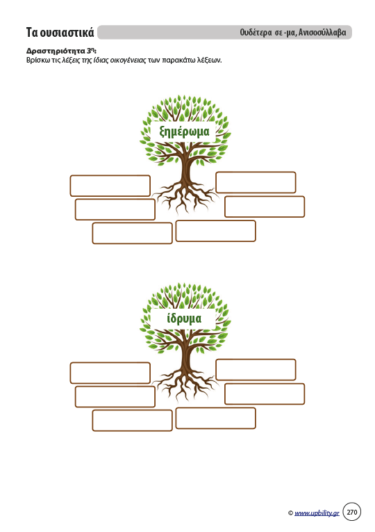 Αντιμετώπιση της Δυσορθογραφίας μέσω της Γραμματικής - Τα Ουσιαστικά | Για μαθητές Γυμνασίου - Εκδόσεις Upbility