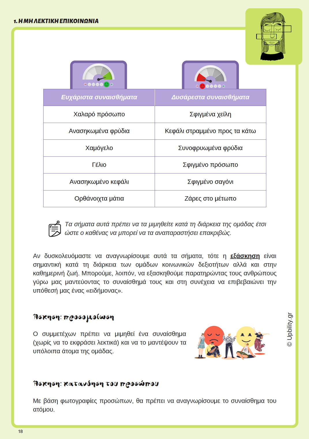 ΕΞΑΣΚΗΣΗ ΚΟΙΝΩΝΙΚΩΝ ΔΕΞΙΟΤΗΤΩΝ για εφήβους και ενήλικες με αυτισμό - Εκδόσεις Upbility