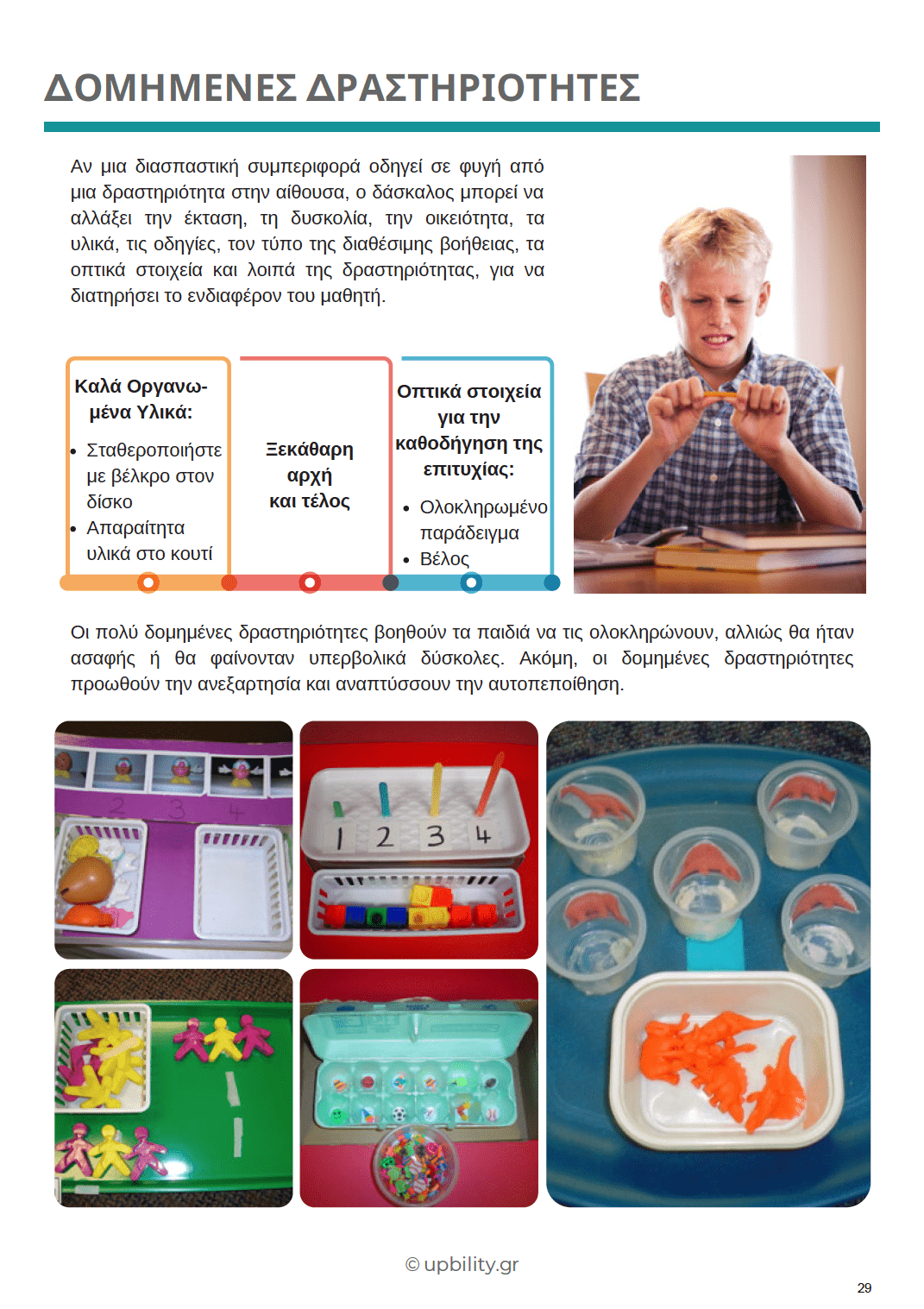 Κατανοώντας τον αυτισμό: Ανάπτυξη Θετικών Συμπεριφορών στο Σχολείο με Οπτικά Βοηθήματα | Προσχολική Ηλικία - Εκδόσεις Upbility