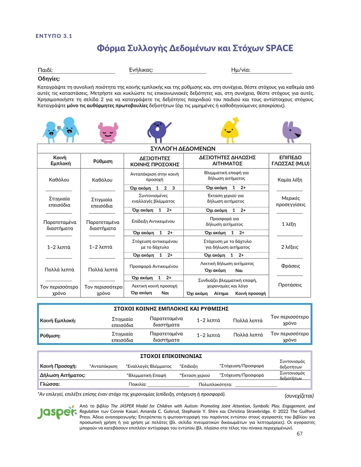 Το Μοντέλο JASPER για παιδιά με αυτισμό
