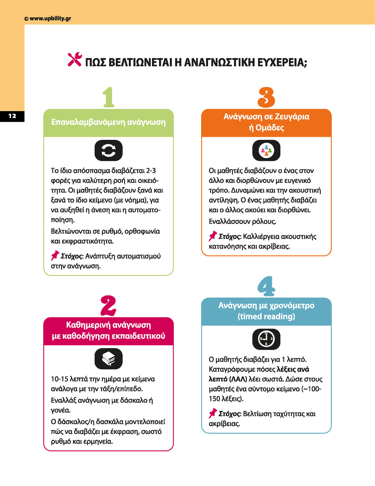 Πρόγραμμα Ενίσχυσης Αναγνωστικής Ευχέρειας | Α΄–Γ΄ Δημοτικού