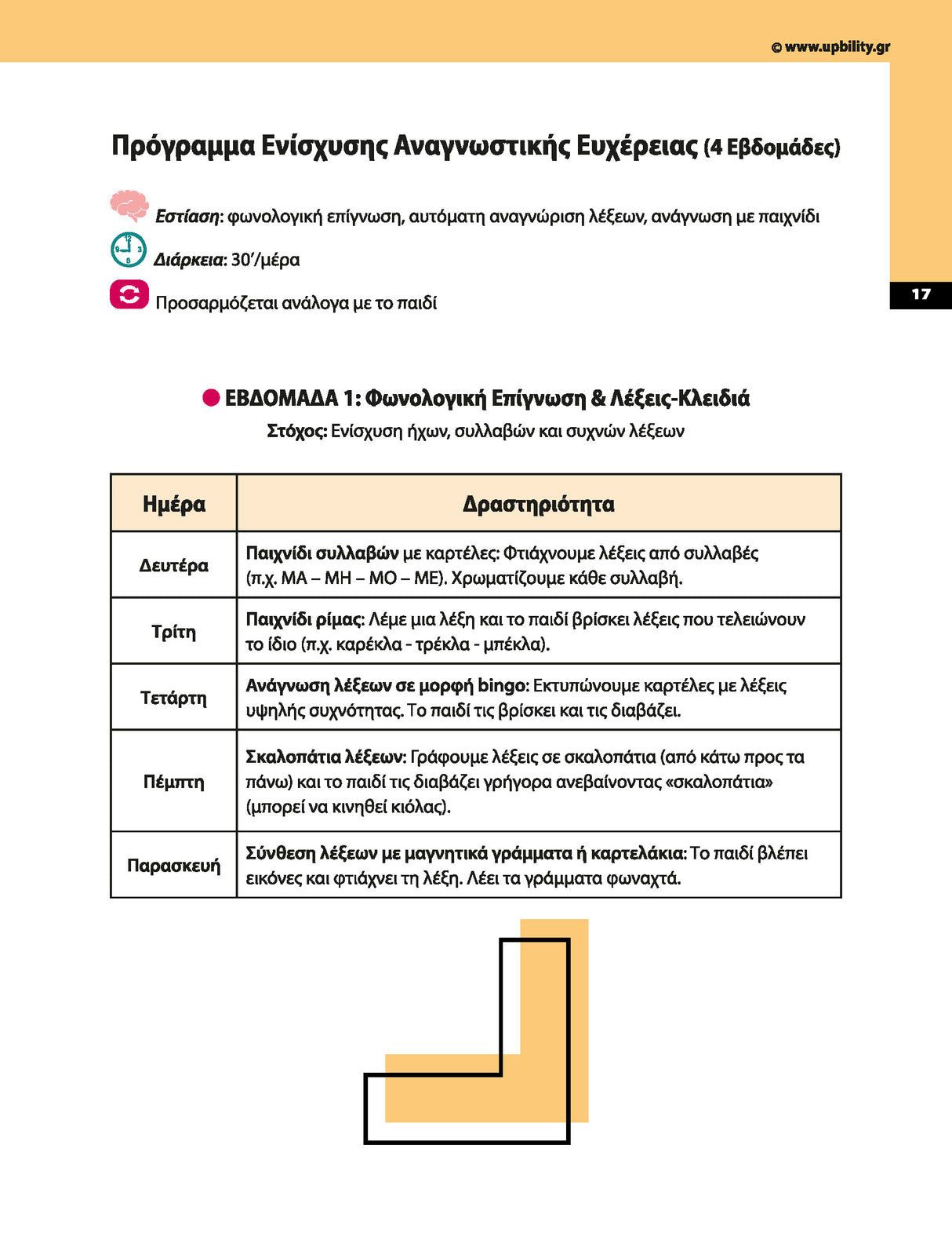 Πρόγραμμα Ενίσχυσης Αναγνωστικής Ευχέρειας | Α΄–Γ΄ Δημοτικού