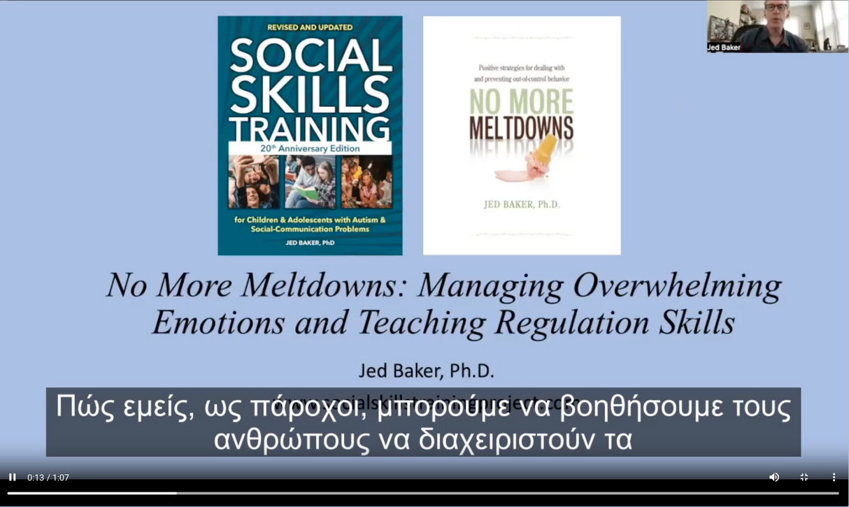 ΕΚΠΑΙΔΕΥΤΙΚΟ ΣΕΜΙΝΑΡΙΟ | No More Meltdowns: Διαχείριση Έντονων Συναισθημάτων & Διδασκαλία Δεξιοτήτων Αυτορρύθμισης