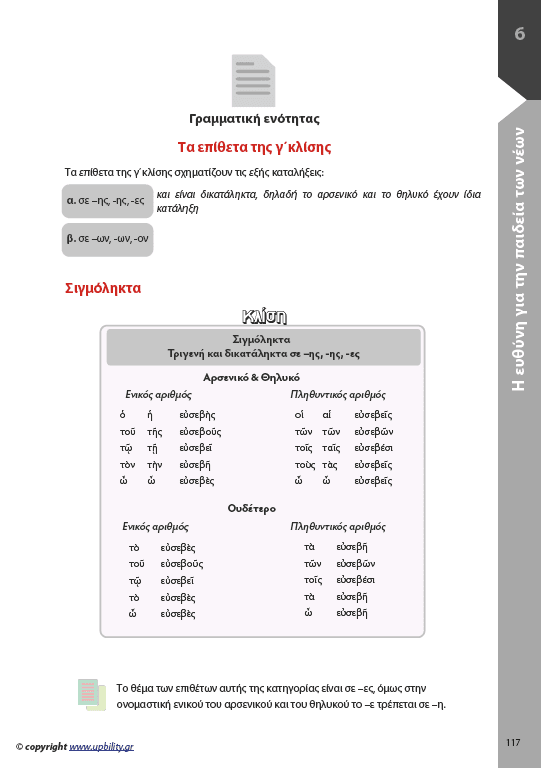Αρχαία Β΄ Γυμνασίου | Σχολικό βοήθημα - Εκδόσεις Upbility