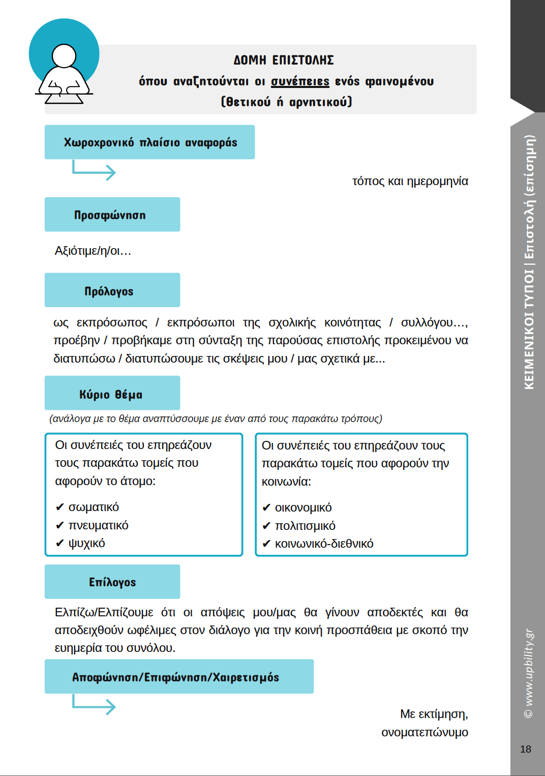 Παραγωγή Γραπτής Έκφρασης Β΄ Λυκείου | Σχολικό βοήθημα - Εκδόσεις Upbility